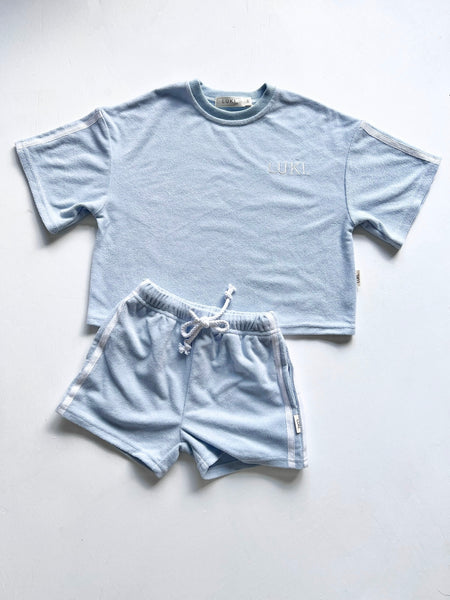 TERRY SET | BABY BLUE