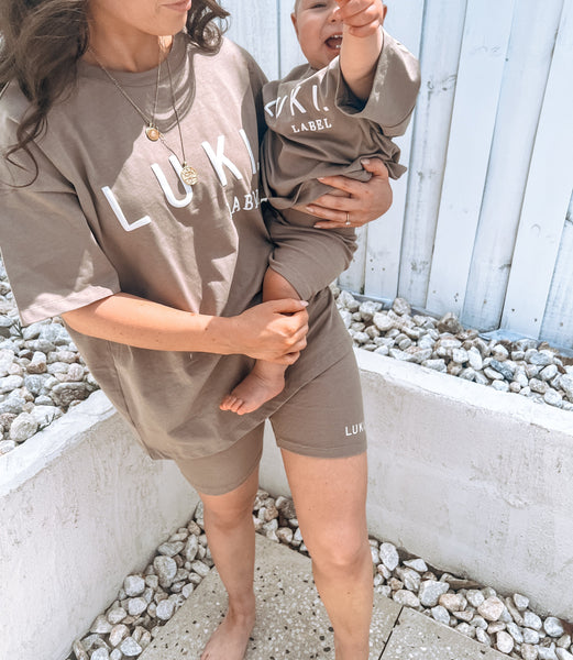 OVERSIZED ADULT TEE | MOCHA  ~ SECONDS ~